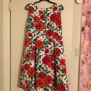 Red Poppy Eva Mendes Pocket Dress